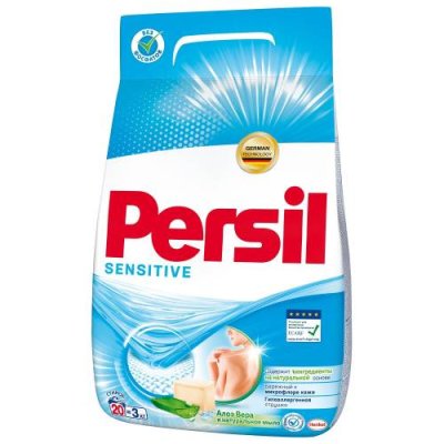 Порошок стиральный Persil Sensitive, 3 кг, автомат / Средства для стирки и ухода за бельём | Товары для дома | V4.Ru: Маркетплейс