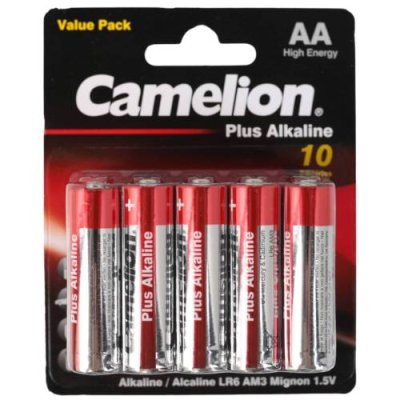 Элемент питания Camelion Plus Alkaline, LR6, 1.5 В, 10 шт / Батарейки | Товары для дома | V4.Ru: Маркетплейс