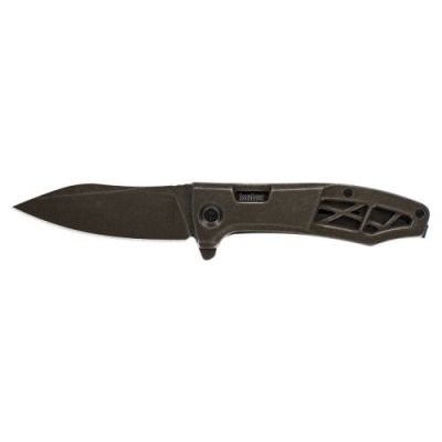 Складной нож KERSHAW 3475 Les George Design Boilermaker, сталь 8Cr13MoV, рукоять нержавеющая сталь, коричневый / Раскладные | Товары для дома | V4.Ru: Маркетплейс