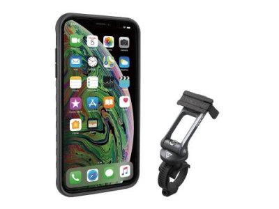 Чехол для смартфона c креплением TOPEAK RIDECASE W/RIDECASE MOUNT WORKS WITH iPHONE XS MAX, черно-серый, TT9858BG / Держатели для телефона на велосипед | Спорт и отдых | V4.Ru: Маркетплейс