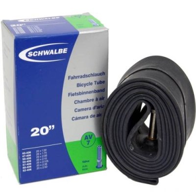 Велокамера Schwalbe AV7, 20"x1.50-2.50, 40/62-406, Schraeder, 10415310 / Камеры для велосипеда | Спорт и отдых | V4.Ru: Маркетплейс