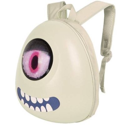 Рюкзак детский LOY-LED Big Eyed, 32*32, USB 5V/2A, Bluetooth, белый, ARV000570 / Велорюкзаки | Спорт и отдых | V4.Ru: Маркетплейс