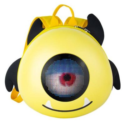 Рюкзак детский LOY-Kid 02 LED Big Eyed, экран 10.2*10.2cm, USB 5V/2A , Bluetooth, желтый, ARV000567 / Велорюкзаки | Спорт и отдых | V4.Ru: Маркетплейс