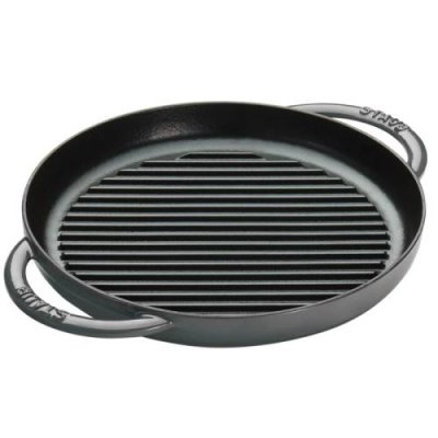 Staub Сковорода гриль 26 см Graphite Grey Staub / Сковороды-гриль | Товары для дома | V4.Ru: Маркетплейс