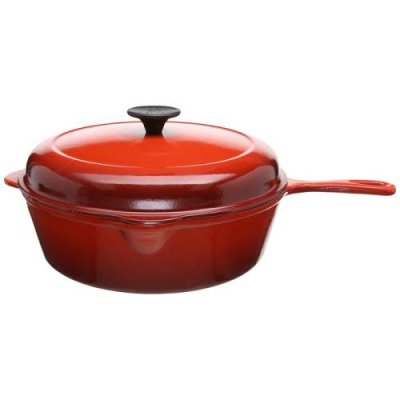 Le Creuset Гусятница / жаровня с длинной ручкой 27 см, вишневый Le Creuset / Посуда для кухни | Товары для дома | V4.Ru: Маркетплейс