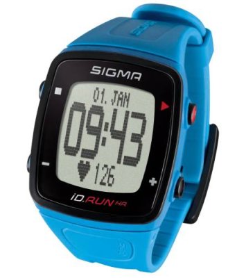 Часы спортивные SIGMA SPORT iD.RUN HR: пульсометр, голубые, 24910 / Спортивные часы | Спорт и отдых | V4.Ru: Маркетплейс