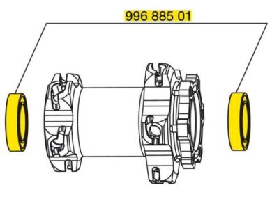 Подшипники для велосипеда Mavic передней втулки CrossRide/One 9/15 D6T, 99688501 / Подшипники | Спорт и отдых | V4.Ru: Маркетплейс