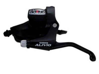 Шифтер/Тормозная ручка для велосипеда Shimano Alivio M410 левый, 3ск 1800мм ASTM410LBL / Манетки и Шифтеры | Спорт и отдых | V4.Ru: Маркетплейс