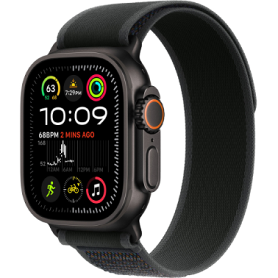 Apple Watch Ultra 2 (2024) GPS + Cellular, 49 мм, корпус из титана, ремешок Trail (M/L) цвета black (черный) / Watch Ultra 2 | Электроника | V4.Ru: Маркетплейс