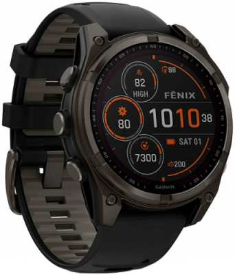 Умные часы Garmin Fenix 8 47 mm Sapphire Solar Premium Multisport GPS Watch черные (010-02906-70) / Fenix 8 | Электроника | V4.Ru: Маркетплейс