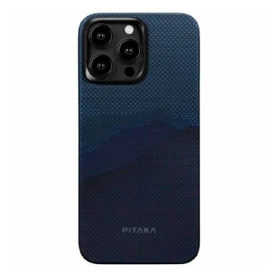 Кевларовая накладка Pitaka MagEZ Case 4 совместимая с iPhone 15 Pro, синий / 15 Pro | Электроника | V4.Ru: Маркетплейс