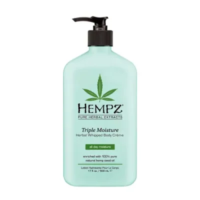 HEMPZ Молочко увлажняющее для тела Тройное увлажнение / Triple Moisture Herbal Whipped Body Creme 500 мл / Молочко | Товары для красоты | V4.Ru: Маркетплейс