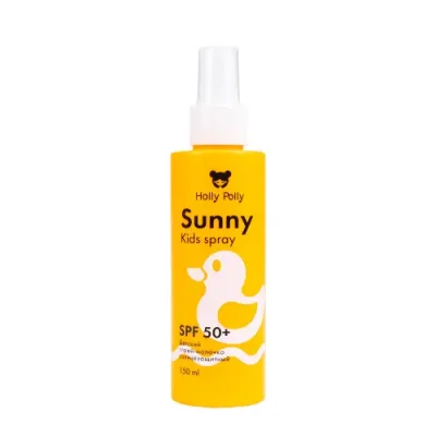 HOLLY POLLY Спрей-молочко солнцезащитный детский 3+, водостойкий SPF 50+ / Holly Polly Sunny 150 мл / Молочко | Товары для красоты | V4.Ru: Маркетплейс