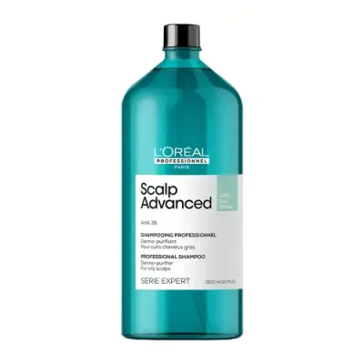 L'OREAL PROFESSIONNEL Шампунь очищающий для волос склонных к жирности / SCALP ADVANCED 1500 мл / Шампуни | Товары для красоты | V4.Ru: Маркетплейс