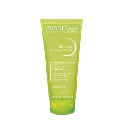 BIODERMA Гель очищающий интенсивного действия Гель Актив / Sebium 200 мл / Гели | Товары для красоты | V4.Ru: Маркетплейс