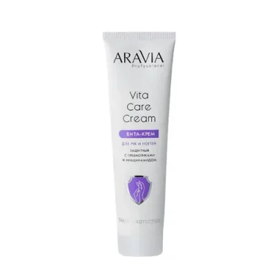 ARAVIA Вита-крем для рук и ногтей защитный с пребиотиками и ниацинамидом / Vita Care Cream 100 мл / Кремы | Товары для красоты | V4.Ru: Маркетплейс