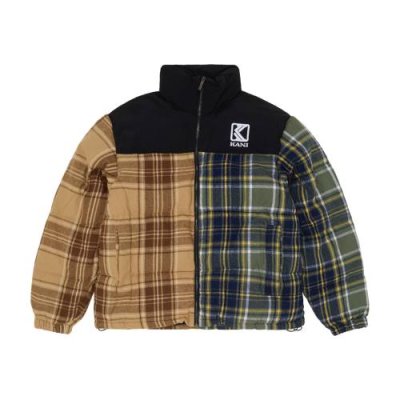 KK Og Flannel Block Puffer Jacket / Куртки | Одежда, обувь и аксессуары | V4.Ru: Маркетплейс