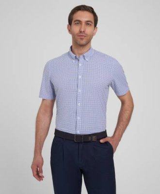 Men Shirt Slim Fit HENDERSON SHS-0600-S BLUE / Рубашки | Одежда, обувь и аксессуары | V4.Ru: Маркетплейс