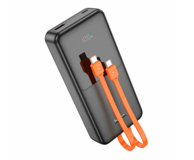 Внешний аккумулятор Hoco J119А Sharp charger 20000mAh USB/Type-C/кабель Lightning + Type-C/LED-дисплей (черный) / Универсальные внешние аккумуляторы | Электроника | V4.Ru: Маркетплейс