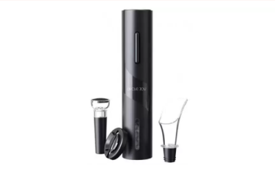 Винный набор аксессуаров Xiaomi Circle Joy Black Warrior Electric Wine Opener Gift Set 4 в1 (CJ-TZ07) (черный) / Домашние аксессуары | Электроника | V4.Ru: Маркетплейс