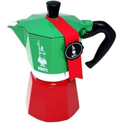 BIALETTI Кофеварка для эспрессо на 1 чашку La Mokina Tricolore Bialetti / Турки для кофе | Товары для дома | V4.Ru: Маркетплейс