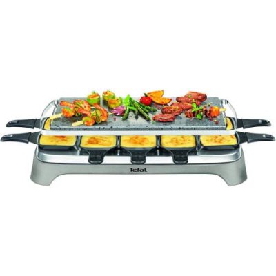 Tefal Гриль-раклетница Tefal Pierrade PR457B / 1350 Вт / на 10 человек / камень для гриля / антипригарное покрытие / серый / Раклетницы | Товары для дома | V4.Ru: Маркетплейс