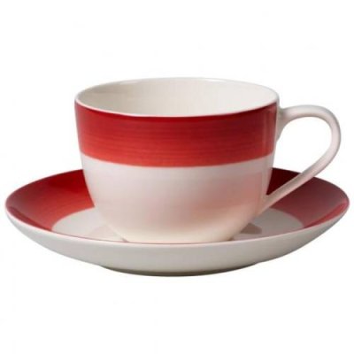 Villeroy & Boch Кофейная пара 0,23 л Colourful Life Deep Red Villeroy & Boch / Чашки для кофе | Товары для дома | V4.Ru: Маркетплейс