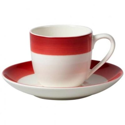 Villeroy & Boch Кофейная пара для эспрессо/мокко 100 мл Colourful Life Deep Red Villeroy & Boch / Чашки для кофе | Товары для дома | V4.Ru: Маркетплейс