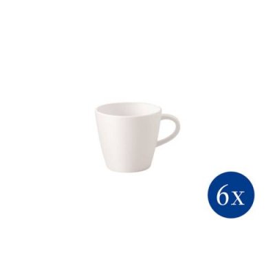 Villeroy & Boch Набор чашек для кофе 0,150 л, 6 предметов Blanc Manufacture Rock Villeroy & Boch / Чашки для кофе | Товары для дома | V4.Ru: Маркетплейс