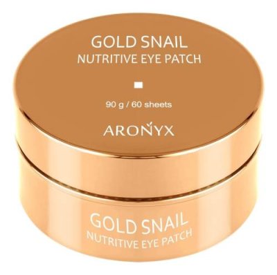 Гидрогелевые патчи для кожи вокруг глаз с муцином улитки и золотом Aronyx Gold Snail Nutritive Eye Patch 60шт / Патчи | Товары для красоты | V4.Ru: Маркетплейс