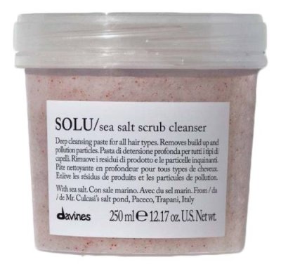 Очищающая паста-скраб для всех типов волос и кожи головы Essential Hair CareSolu Sea Salt Scrub Cleanser: Паста-скраб 250мл / Для кожи головы | Товары для красоты | V4.Ru: Маркетплейс