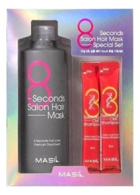 Маска для быстрого восстановления волос 8 Seconds Salon Hair Mask: Маска 350мл + шампунь 2*8мл / Маски для волос | Товары для красоты | V4.Ru: Маркетплейс