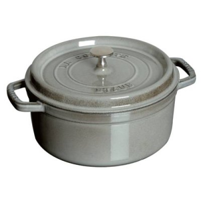 Staub Кастрюля / жаровня 24 см с крышкой Graphite Grey Staub / Кастрюли | Товары для дома | V4.Ru: Маркетплейс