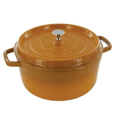 Staub Кастрюля / жаровня 24 см с крышкой Saffron Staub / Кастрюли | Товары для дома | V4.Ru: Маркетплейс