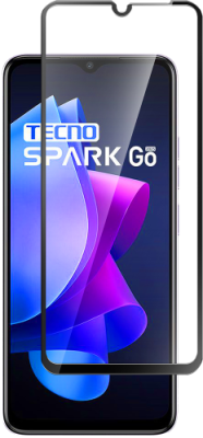 Стекло защитное для Tecno Spark Go 2023 Черная рамка / Защитные стёкла и пленки | Электроника | V4.Ru: Маркетплейс