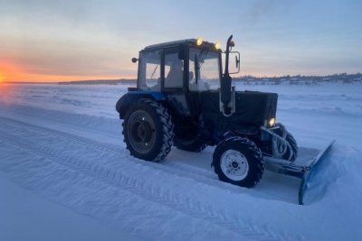 К пробивке зимника приступили на автодороге «Анабар» в Якутии / ЯСИА   