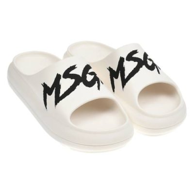 Шлепки с черным логотипом, белые MSGM / Сланцы, Шлепанцы | Одежда, обувь и аксессуары | V4.Ru: Маркетплейс