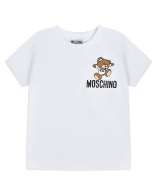 Футболка с лого на груди, белая Moschino / Футболки, Майки, Поло | Одежда, обувь и аксессуары | V4.Ru: Маркетплейс