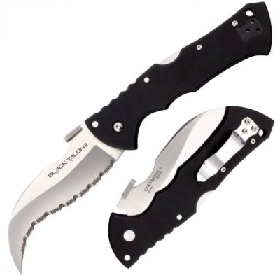 Нож складной Cold Steel Black Talon II Serrated Edge, сталь CPM-S35VN, рукоять G10, черный / Раскладные | Товары для дома | V4.Ru: Маркетплейс