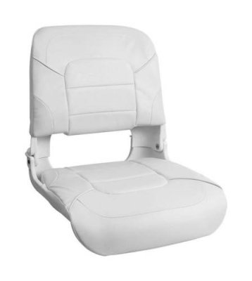 Кресло пластмассовое складное с подложкой All Weather High Back Seat, белое 75140W / Кресла и сиденья | Транспорт | V4.Ru: Маркетплейс