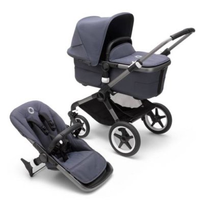 Коляска 2 в1 Fox3 Complete GRAPHITE/STORMY BLUE-STORMY BLUE Bugaboo / Коляски 2 в 1 | Одежда, обувь и аксессуары | V4.Ru: Маркетплейс