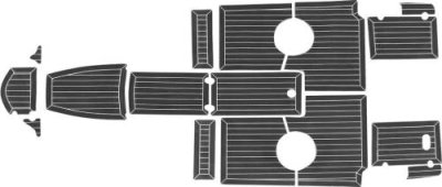 Комплект палубного покрытия для Феникс 510BR, тик черный, с обкладкой, Marine Rocket teak_510br_black_2 / Палубное покрытие, готовые комплекты | Транспорт | V4.Ru: Маркетплейс