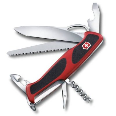 Нож перочинный Victorinox RangerGrip 79, сталь X55CrMo14, рукоять полиамид, красно-чёрный / Раскладные | Товары для дома | V4.Ru: Маркетплейс