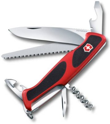 Нож перочинный Victorinox RangerGrip 55 0.9563.C 130мм 12 функций красно-чёрный / Раскладные | Товары для дома | V4.Ru: Маркетплейс