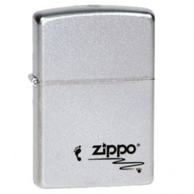 Зажигалка ZIPPO Footprints Satin Chrome, латунь с никеле-хром. покрыт. серебр., матов., 36х56х12 мм / Зажигалки с надписями | Товары для дома | V4.Ru: Маркетплейс