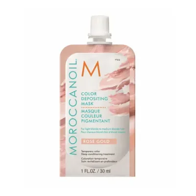 MOROCCANOIL Маска тонирующая для волос, розовое золото / COLOR DEPOSITING MASK ROSE GOLD 30 мл / Маски | Товары для красоты | V4.Ru: Маркетплейс