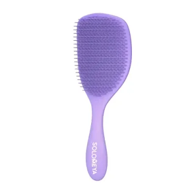 SOLOMEYA Расческа для сухих и влажных волос с ароматом лаванды MZ0015 / Wet Detangler Brush Cushion Lavender / Расчески | Товары для красоты | V4.Ru: Маркетплейс