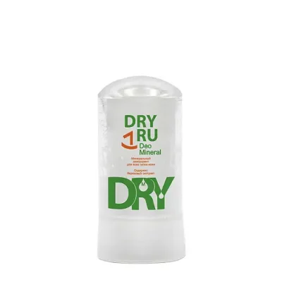 DRY RU Дезодорант минеральный для всех типов кожи / Dry Ru Deo Mineral 60 гр / Дезодоранты | Товары для красоты | V4.Ru: Маркетплейс