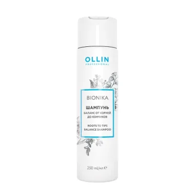 OLLIN PROFESSIONAL Шампунь Баланс от корней до кончиков / Roots To Tips Balance Shampoo BioNika 250 мл / Шампуни | Товары для красоты | V4.Ru: Маркетплейс