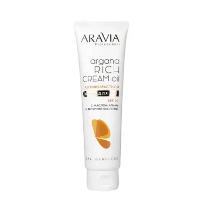 ARAVIA Крем для рук антивозрастной / Aravia Laboratories Argana Rich Cream Oil SPF 20 100 мл / Кремы | Товары для красоты | V4.Ru: Маркетплейс